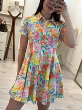 Cargar imagen en el visor de la galería, DEIDRE - Vestido corto estampado floral