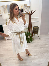 Cargar imagen en el visor de la galería, MANON - Vestido midi blanco