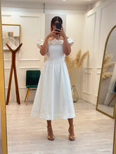 Cargar imagen en el visor de la galería, PEARL - Maxi vestido blanco