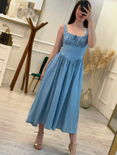 Cargar imagen en el visor de la galería, ELODIE - Maxi vestido azul