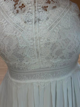 Cargar imagen en el visor de la galería, ALTHEA - Vestido midi blanco