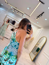 Cargar imagen en el visor de la galería, KATIA - Palazzo azul estampado hojas