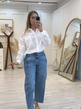 Cargar imagen en el visor de la galería, SLOANE - Camisa blanca manga larga