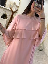 Cargar imagen en el visor de la galería, SAMADHI - Vestido corto rosa con volantes