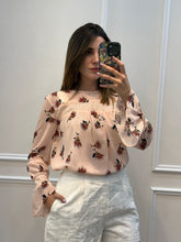 Cargar imagen en el visor de la galería, NICOLE - Blusa durazno estampada