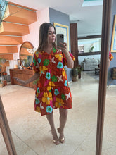Cargar imagen en el visor de la galería, IMANI - Vestido corto estampado