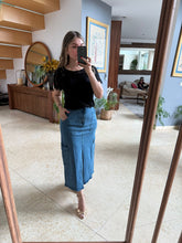 Cargar imagen en el visor de la galería, ANDREA - Fada larga denim