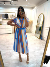 Cargar imagen en el visor de la galería, MAXINE - Maxi vestido rayado