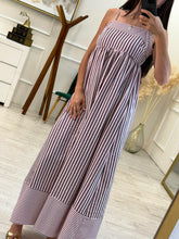 Cargar imagen en el visor de la galería, KENNY - Maxi vestido rayado