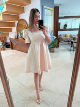 Cargar imagen en el visor de la galería, KAROL - Vestido corto nude