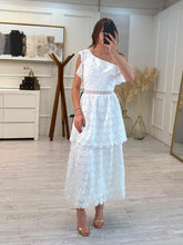 Cargar imagen en el visor de la galería, BRISEIDA - Maxi vestido blanco