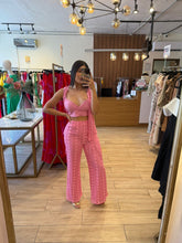 Cargar imagen en el visor de la galería, ELSA - Set pantalón y blusa rosa