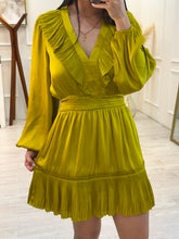 Cargar imagen en el visor de la galería, ARCADIA - Vestido corto verde