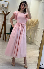 Cargar imagen en el visor de la galería, CORALINE - Maxi vestido rosa
