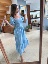 Cargar imagen en el visor de la galería, ACACIA - Maxi vestido azul claro