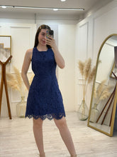 Cargar imagen en el visor de la galería, MARISTELLA - Vestido azul marino
