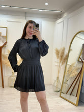 Cargar imagen en el visor de la galería, MURPHY - Vestido negro manga larga
