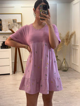 Cargar imagen en el visor de la galería, MORGAN - Vestido corto rosa