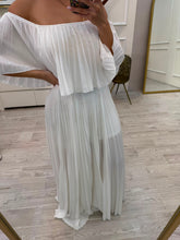 Cargar imagen en el visor de la galería, LAVINIA - Maxi vestido blanco