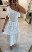 Cargar imagen en el visor de la galería, BRISEIDA - Maxi vestido blanco
