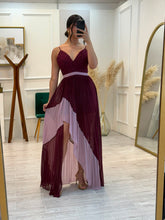 Cargar imagen en el visor de la galería, SOFIA - Maxi vestido vino
