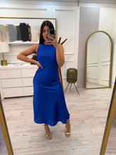 Cargar imagen en el visor de la galería, MARLENE - Maxi vestido azul