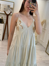 Cargar imagen en el visor de la galería, AINHOA - Maxi vestido olivo