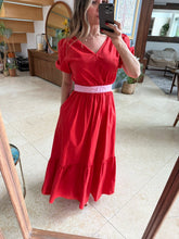 Cargar imagen en el visor de la galería, APRIL - Maxi vestido rojo