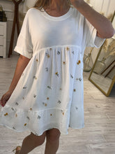 Cargar imagen en el visor de la galería, CHERIE - Vestido corto florecitas