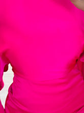 Cargar imagen en el visor de la galería, ISOLDE - Vestido corto fucsia