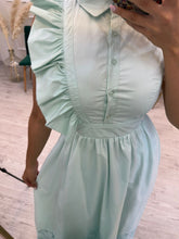 Cargar imagen en el visor de la galería, MAZIE - Maxi vestido menta