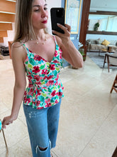 Cargar imagen en el visor de la galería, TULIP - Blusa tirantes estampado floral