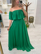 Cargar imagen en el visor de la galería, MARIANA - Maxi vestido verde