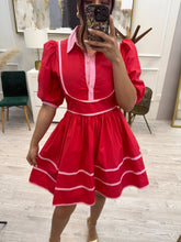 Cargar imagen en el visor de la galería, MADDY - Vestido corto rojo