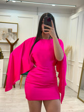 Cargar imagen en el visor de la galería, ISOLDE - Vestido corto fucsia
