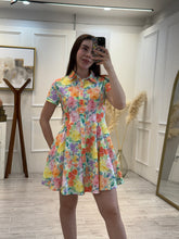 Cargar imagen en el visor de la galería, DEIDRE - Vestido corto estampado floral