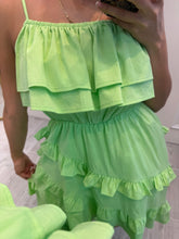 Cargar imagen en el visor de la galería, TERESA - Vestido midi verde