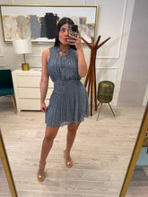 Cargar imagen en el visor de la galería, MIRIAM - Vestido azul estampado