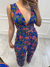 Cargar imagen en el visor de la galería, FLAVIA - Palazzo azul estampado
