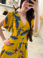 Cargar imagen en el visor de la galería, ANOUK - Maxi vestido amarillo estampado