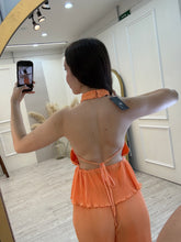 Cargar imagen en el visor de la galería, MITSKI - Set pantalon y blusa naranja