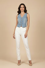 Cargar imagen en el visor de la galería, FARINA - Chaleco denim