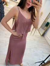 Cargar imagen en el visor de la galería, IVY - Maxi vestido rosa viejo