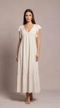 Cargar imagen en el visor de la galería, SERENA - Maxi vestido avena