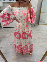 Cargar imagen en el visor de la galería, LUCINE - Maxi vestido estampado