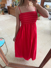 Cargar imagen en el visor de la galería, SAOKO - Maxi vestido rojo tirantes