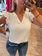 Cargar imagen en el visor de la galería, PRIYANKA - Blusa blanca