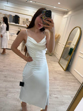 Cargar imagen en el visor de la galería, FRANCESCA - Maxi vestido blanco tirantes