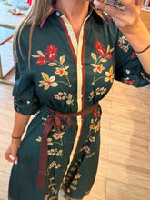 Cargar imagen en el visor de la galería, ZENDAYA - Maxi vestido verde botanico