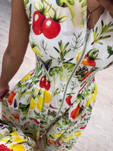 Cargar imagen en el visor de la galería, FIORELLA - Maxi vestido verduras